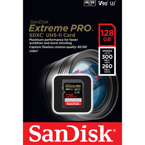 Sandisk Extreme pro 128gb uhs-II 300mb/s