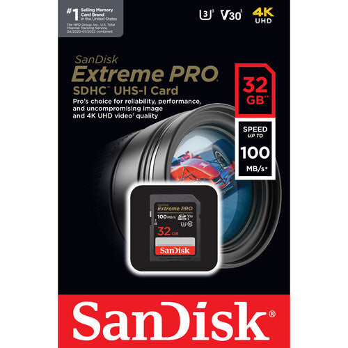 Sandisk Extreme pro sdhc uhs-I 32gb 100mb/s