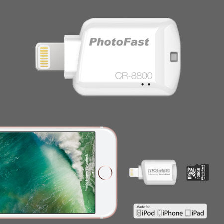 Photofast Lecteur micro sd lightning