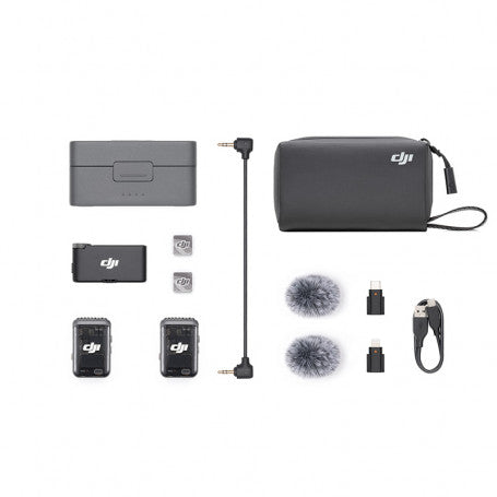 DJI Mic 2 (1 RX + 2 TX + charging case)